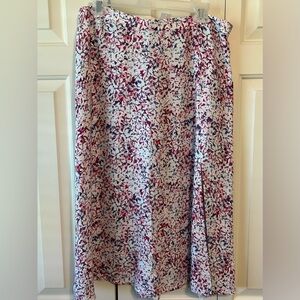 Banana Republic Pink and Blue Patterned Skirt